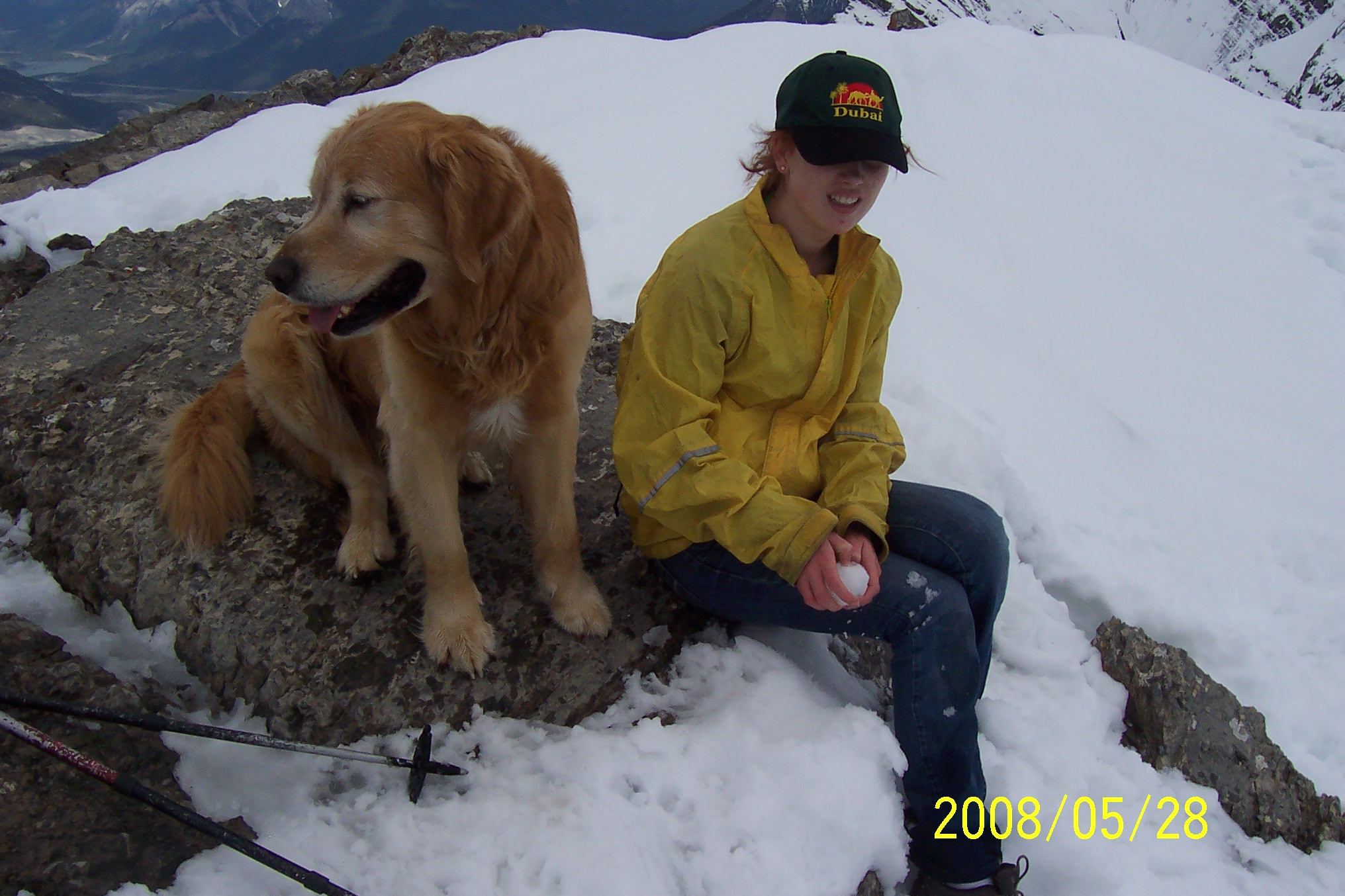 Ha Ling Peak Kirsten 700m elev gain May 28 08 005