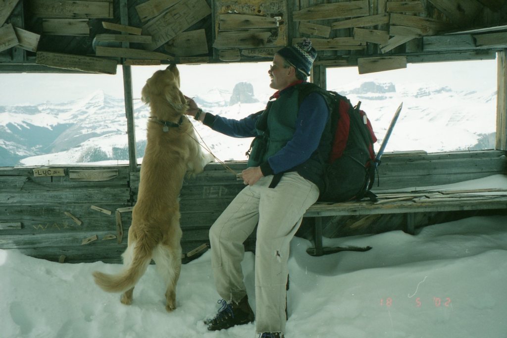 Buddy at fire lookout