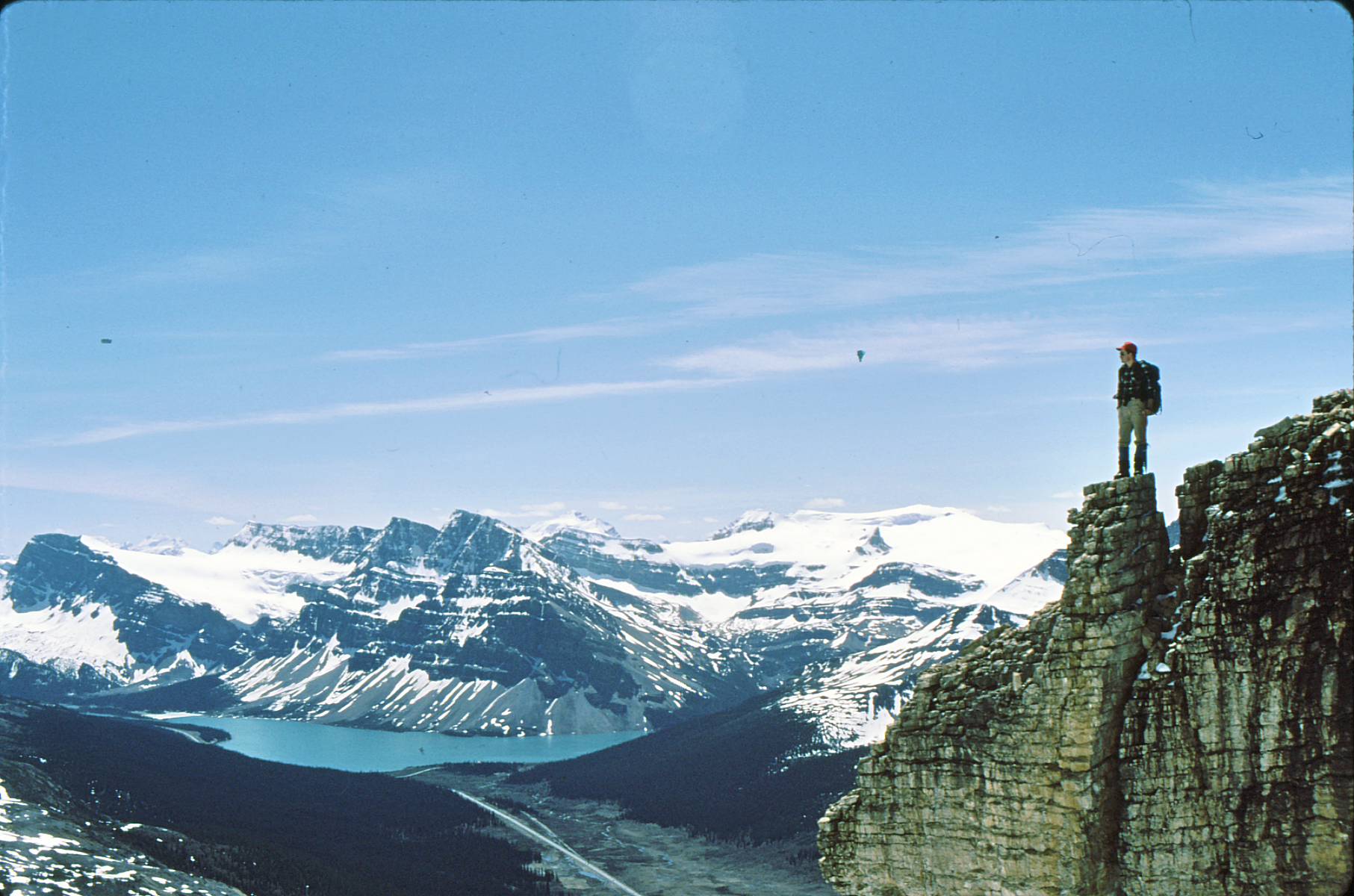 Bow Lake Crowfoot Mtn. Observation Peak Wapta Icefield