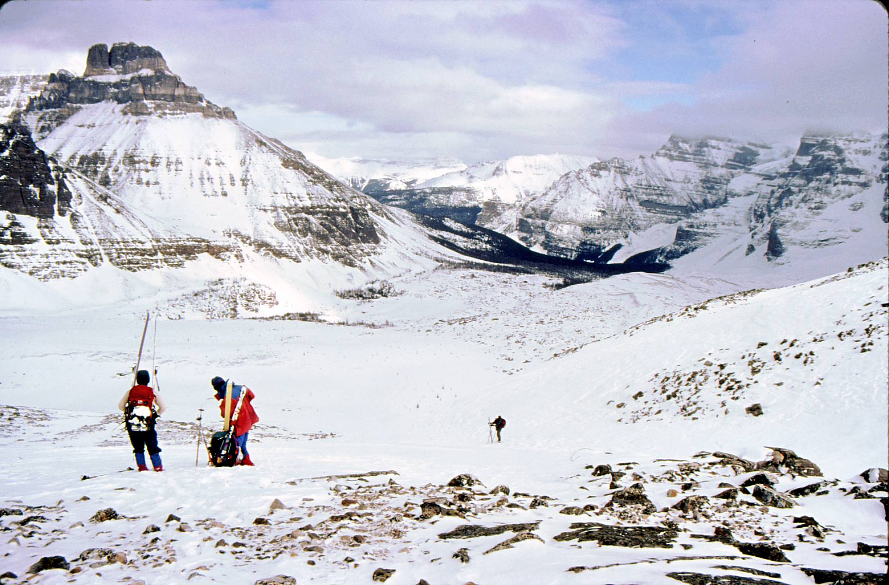 Wenkchemna Pass Moraine Lake Ski Trip