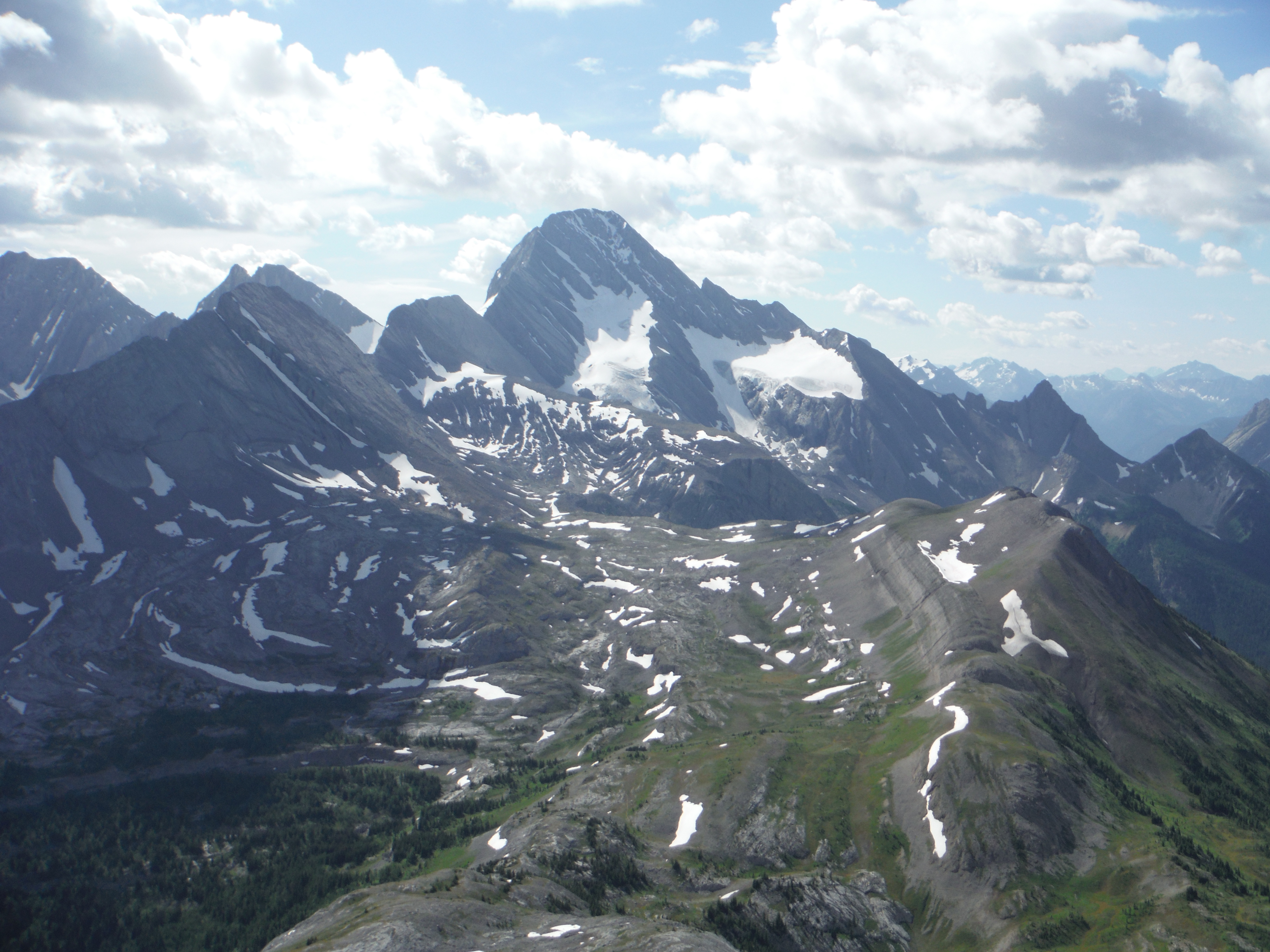 Mt. Sir Douglas Snow Peak Whistling Rock Ridge Burstall Pass Peak Kananaskis Mt. Robertson
