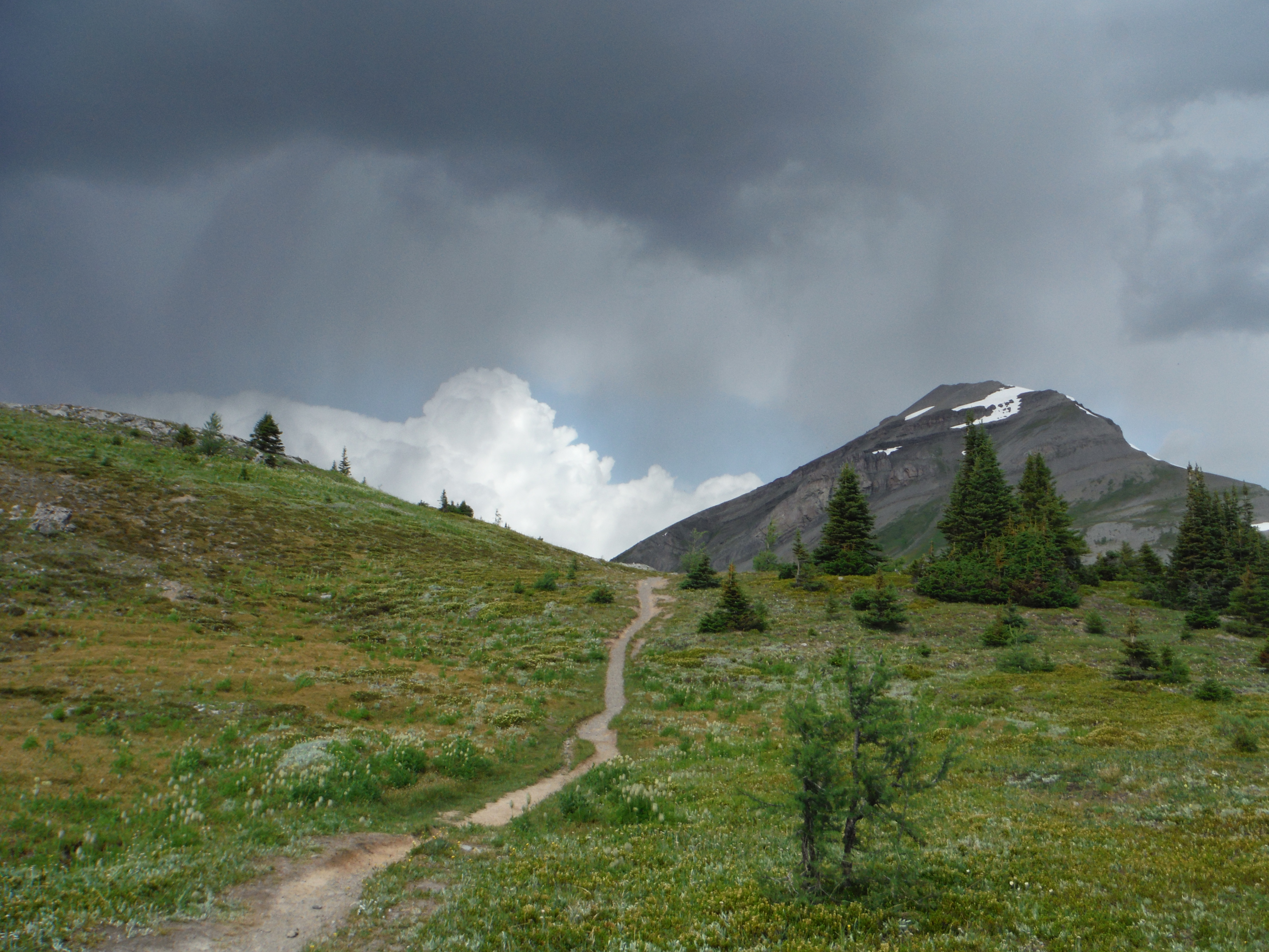 Snow Peak in Thunderstorm